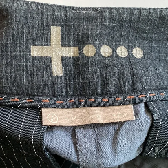 Anthropologie Plus Four stripe grey pants - Picture 11 of 11